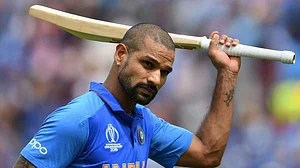 File Photo : Shikhar Dhawan was questioned by the Enforcement Directorate over an illegal betting app case.